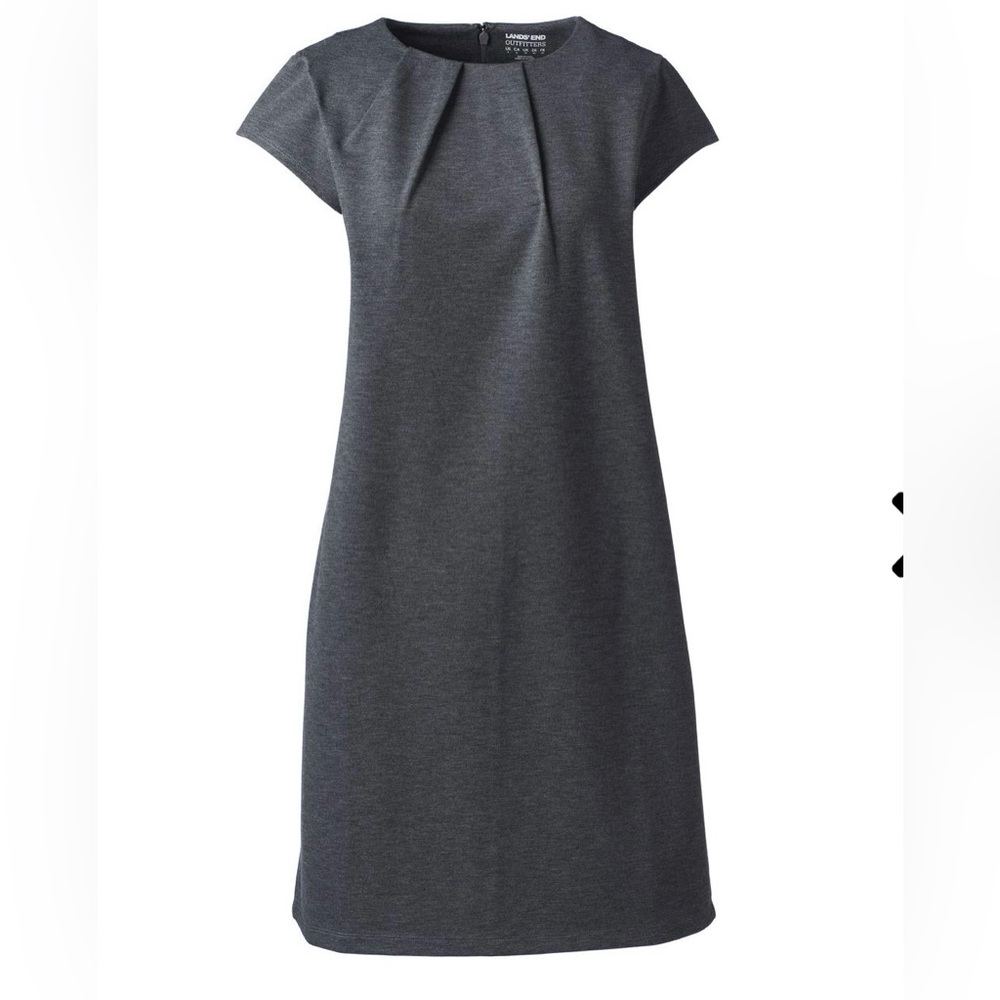 LANDS END Women's Short Sleeve Ponte Dress SIZE 4